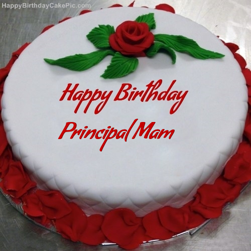write name on Red Rose Birthday Cake
